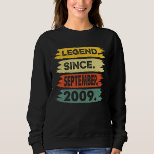 Sweatshirt 13 Ans Légende depuis septembre 2009 13e Birt