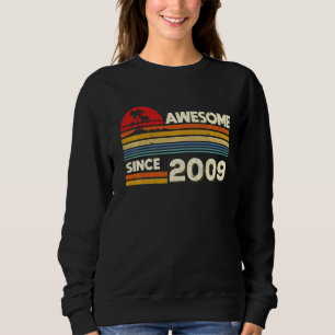 Sweatshirt 13e anniversaire stupéfiant depuis 2009 13 ans Bir