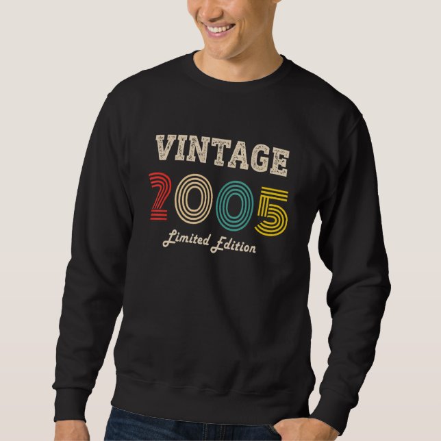 Sweatshirt 17 Ans 2005 17e Anniversaire (Devant)