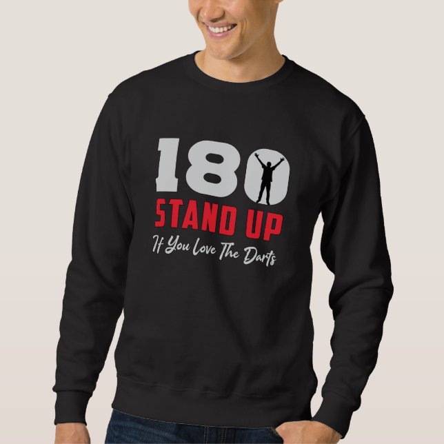 Sweatshirt 180 fléchettes Arrière-plan de fléchettes en bulle (Devant)