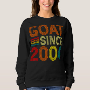 Sweatshirt 18e anniversaire 18 ans chèvre depuis 2004