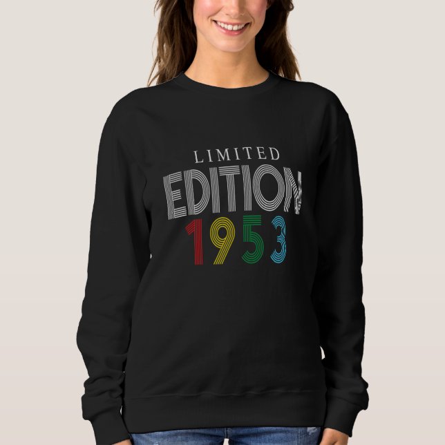 Sweatshirt 1953 Anniversaire rétro 1953 Vintage 1953 (Devant)