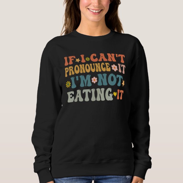 Sweatshirt 1970s Retro Vegan Farm To Table Organic Eating Veg (Devant)