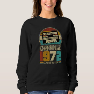 Sweatshirt 1972 Vintage 50e anniversaire Retro Hommes Femme