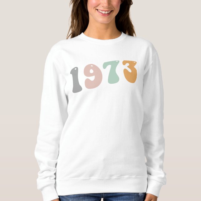 Sweatshirt 1973 Feminist Roe V Wade Rights and Choice (Devant)