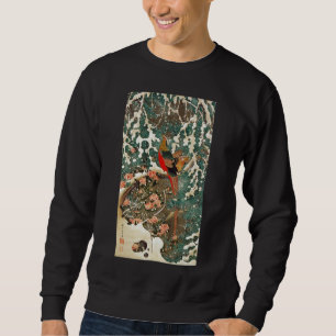 Sweatshirt 19. 雪中錦鶏図, faisan de 若冲 dans la neige, Jakuchu