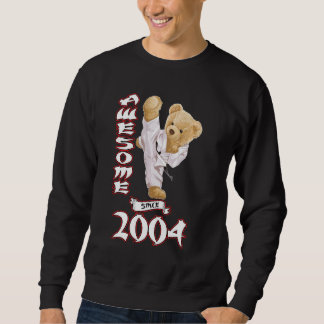 Sweatshirt 19e anniversaire Hommes Femmes 2004 Awesome Karate