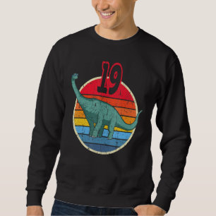 Sweatshirt 19e anniversaire I Brachiosaurus Diplodocus I Fami