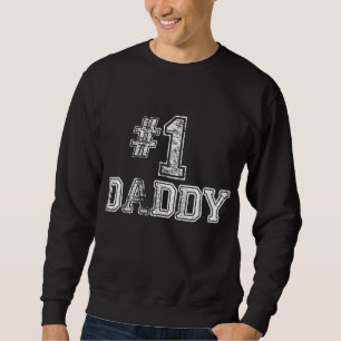Sweatshirt 1 papa papa - Numéro Un cadeau de Fête des pères