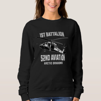 Sweatshirt 1er Bataillon 52e Hélicoptère militaire Ve
