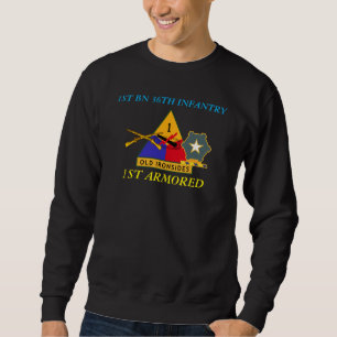 SWEATSHIRT 1ER BN 36E INFANTERIE 1ÈRE CHEMISE ARMÉE
