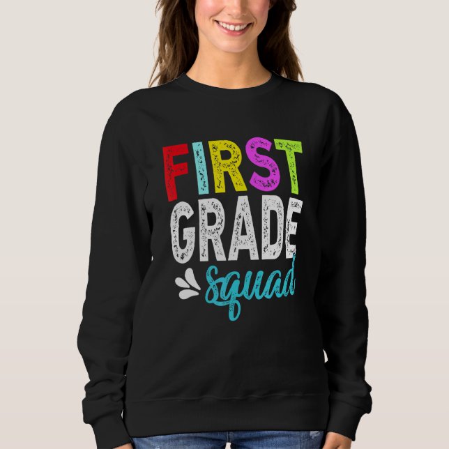 Sweatshirt 1re année Escadron Tee Enseignant de première anné (Devant)