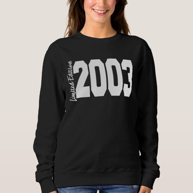 Sweatshirt 2003 19th Birthday Women Men (Devant)