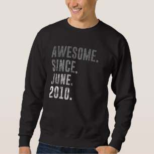 Sweatshirt 2010 12 Magnifique depuis juin 2010 12ème Annivers