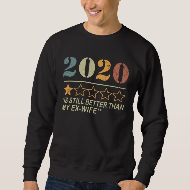Sweatshirt 2020 Is Still Better Than My Ex Wife (Devant)