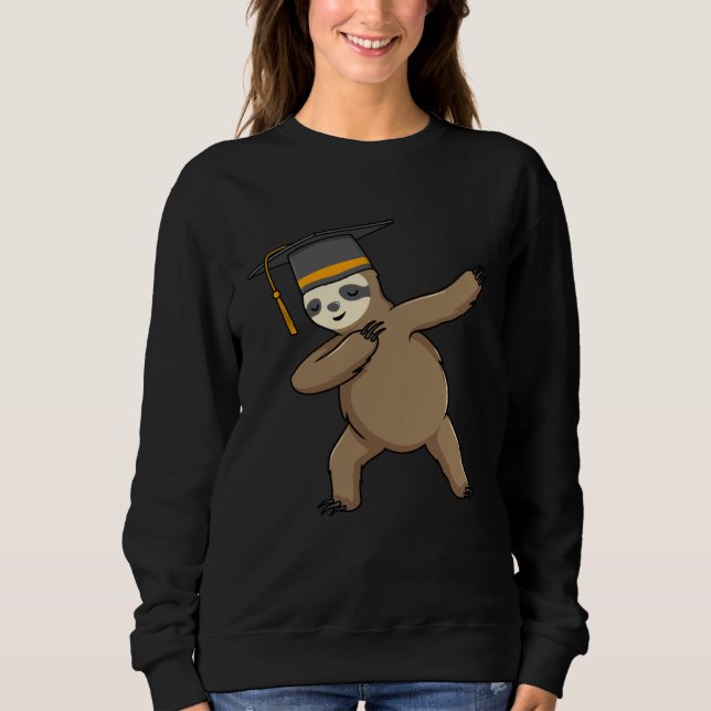 Sweatshirt 2021 High School Graduation Him Her Teacher Dabbin (Devant)
