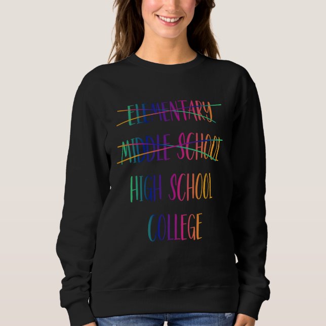 Sweatshirt 2021 Junior High Graduation Middle School 8th Grad (Devant)