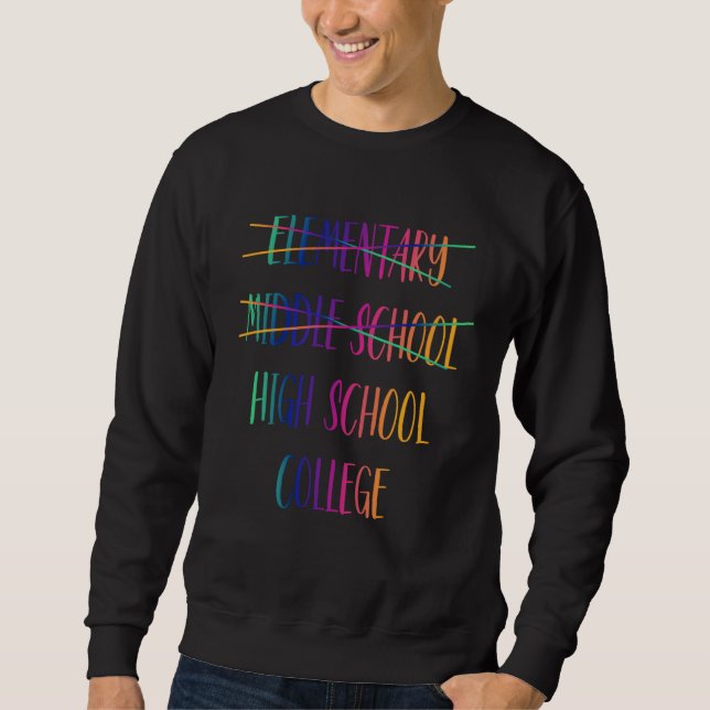 Sweatshirt 2021 Junior High Graduation Middle School 8th Grad (Devant)