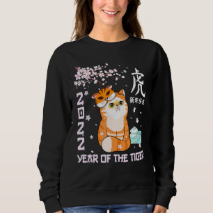 Sweatshirt 2022 Année Du Tigre Pour Les Femmes Cat Enfant