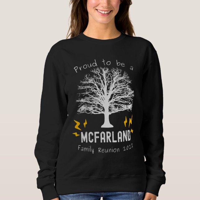 Sweatshirt 2022 Mcfarland Family Reunion Tree Summer Party La (Devant)