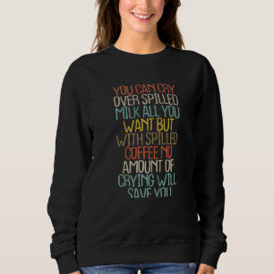 Sweatshirt 2022 Vintage Sarcastique Maman Mère Mama Coffee Ma