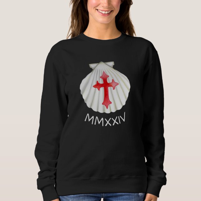 SWEATSHIRT 2024-CAMINO DE SANTIAGO PILGRIM CROSS SHELL (Devant)