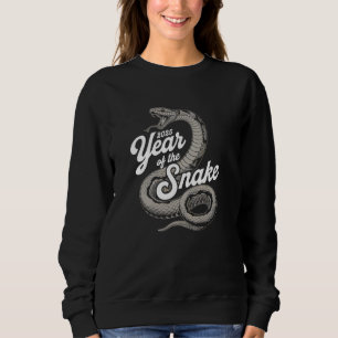 Sweatshirt 2025 Année du Serpent Style Vintage Nouvel An Chin