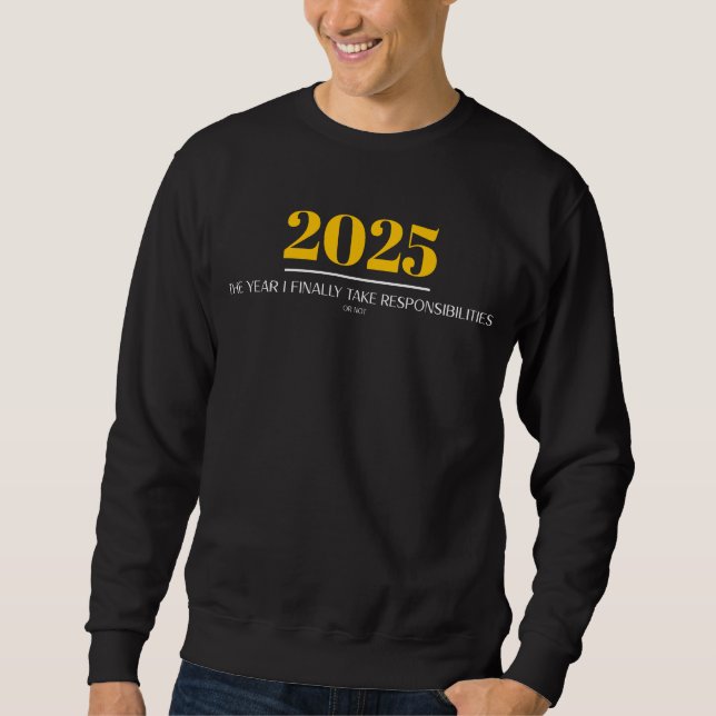 Sweatshirt 2025 Réponses finales (Devant)
