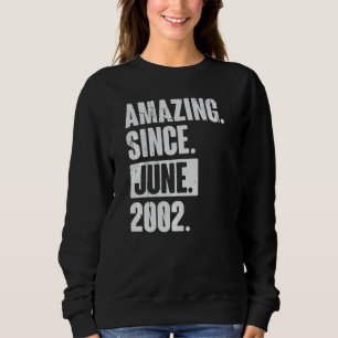 Sweatshirt 20 ans 20 ans Extraordinaire depuis juin 2000