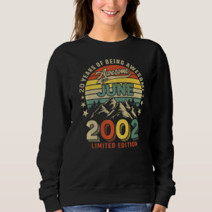 Sweatshirt 20e anniversaire 20 ans stupéfiant depuis juin 200