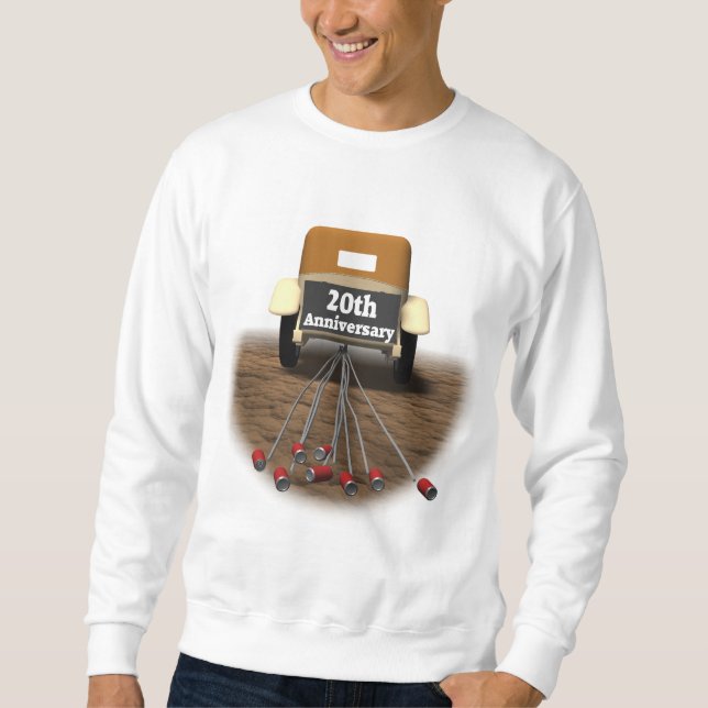 Sweatshirt 20e anniversaire du Mariage (Devant)