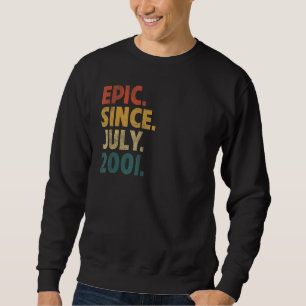 Sweatshirt 21 ans Epic depuis juillet 2001 21e anniversaire