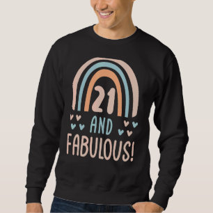 Sweatshirt 21 Et Fabuleux Vingt Et Premier Anniversaire Vingt
