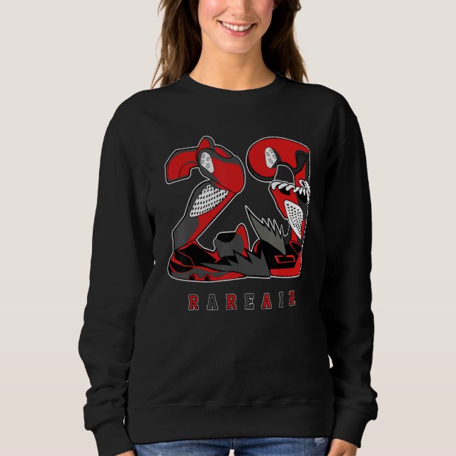 Sweatshirt 23 Air Rouge Tonnerre 4s Rares Assortis (Devant)