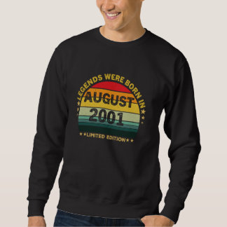 Sweatshirt 23ème Anniversaire vintage Légendes Sont Nés En Ao