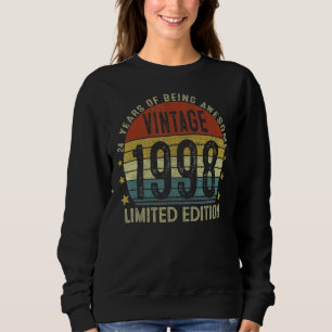Sweatshirt 24 ans Vintage 1998 24e classique