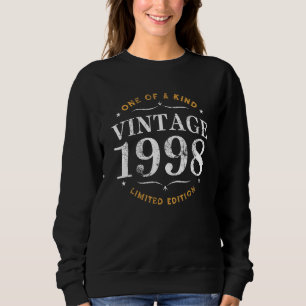 Sweatshirt 25e anniversaire vintage Rétro Légendaire 1998 His