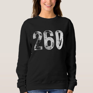 Sweatshirt 260 Area Code Fort Wayne IN Mobile Telephone Area 