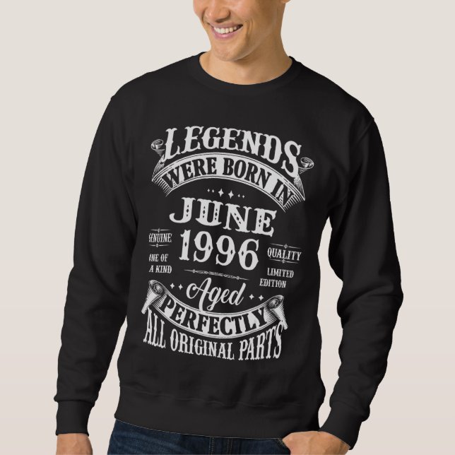 Sweatshirt 26 Anniversaire Des Légendes De Décoration Sont Né (Devant)