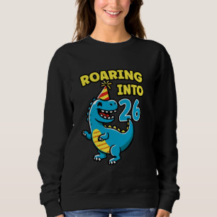 Sweatshirt 26 Dino 26e fête d'anniversaire 26 ans