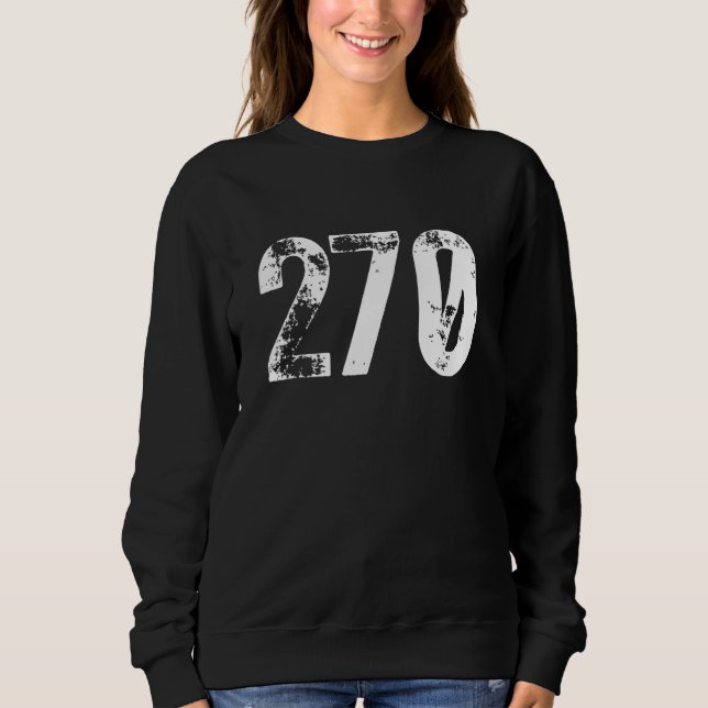 Sweatshirt 270 Area Code Bowling Green KY Mobile Area Code 27 (Devant)