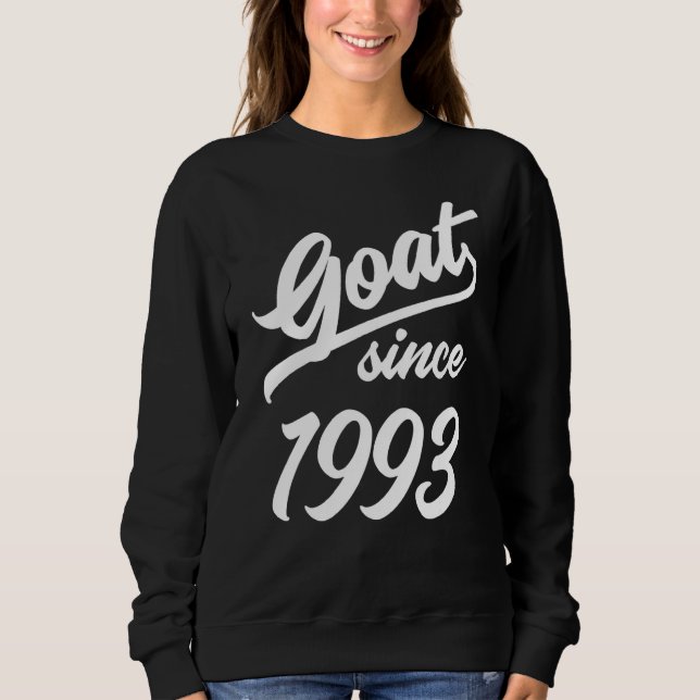 Sweatshirt 29e anniversaire 29 ans chèvre depuis 1993 (Devant)