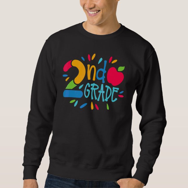 Sweatshirt 2e année  Retour à l'école (Devant)