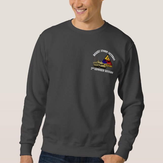 Sweatshirt 2ème Vétérinaire de tempête du désert d'ANNONCE (Devant)
