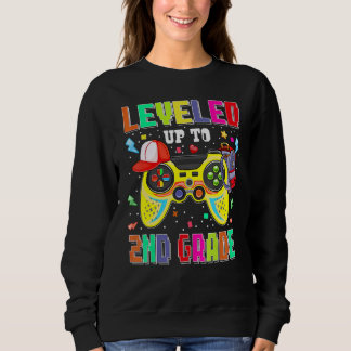 Sweatshirt 2nd Grade Gamer First Day Second Grade Boys Back T