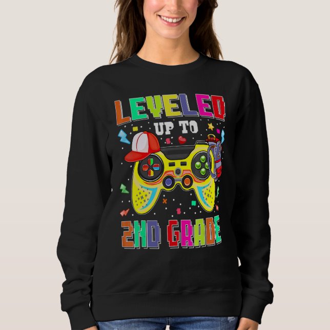 Sweatshirt 2nd Grade Gamer First Day Second Grade Boys Back T (Devant)