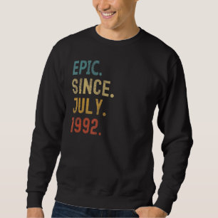 Sweatshirt 30 ans Epic depuis juillet 1992 30e anniversaire