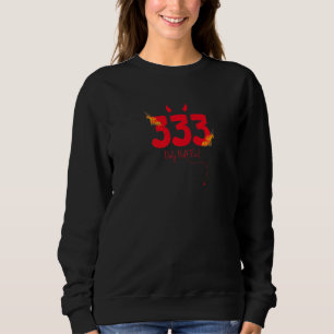 Sweatshirt 333 Moitié Malin Humour Adulte Graphique Sarcastiq