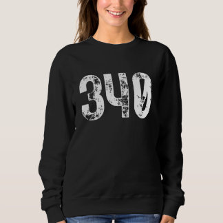 Sweatshirt 340 Area Code Virgin Islands Mobile Telephone Area