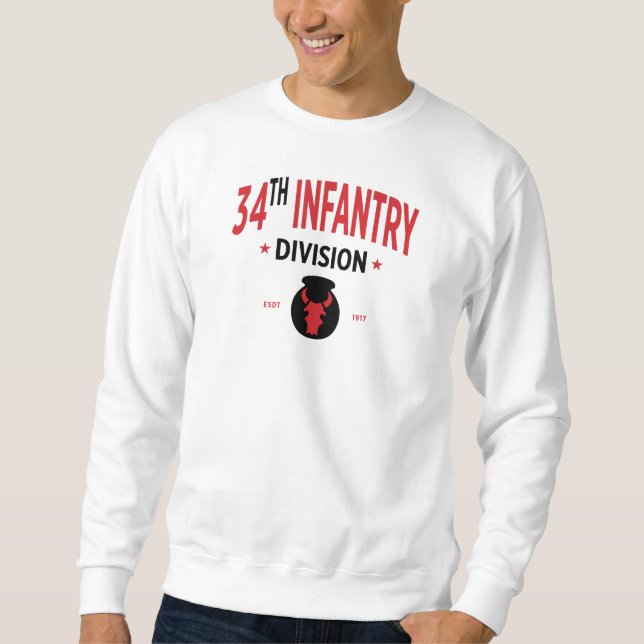 Sweatshirt 34e division d'infanterie - US Military (Devant)
